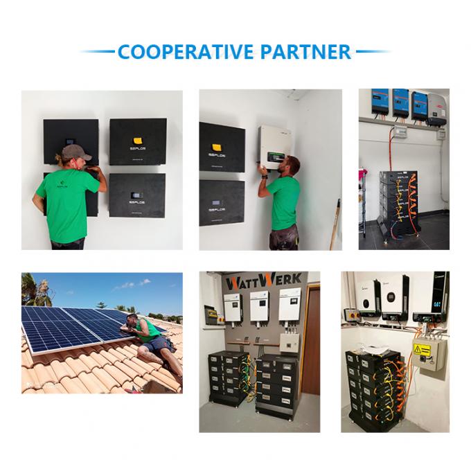 5KWh Lifepo4 Stackbare Lithiumbatterien mit Basisrädern 3