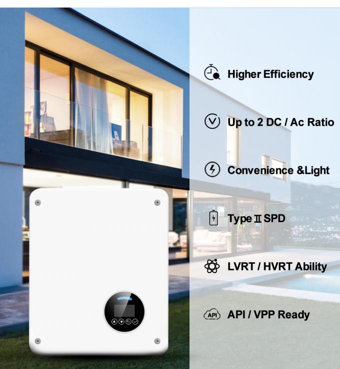 OEM Grid Tie Solar Fotovoltaico Pararel Inversor Solar en la red sin batería para el hogar inteligente 0
