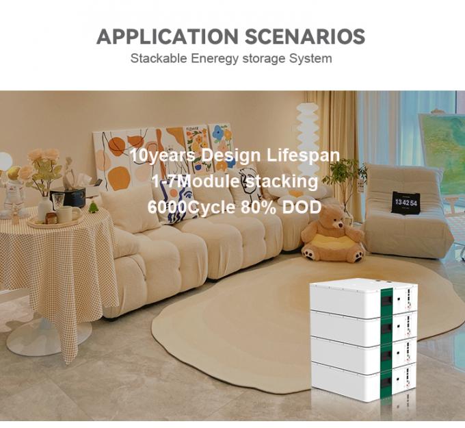 Almacenamiento de energía fuera de la red 10KW 15KW 48V Batería solar de litio 1