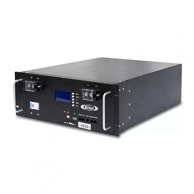 Lifepo4 μπαταρία 5kwh 10kwh 15kwh Rack Mount Βαθύ κύκλο Li Ion μπαταρία Smart BMS 1