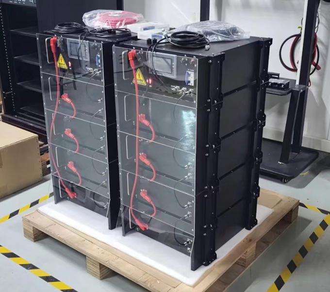 Desain Baru100Kwh 80Kwh 60Kwh 40Kwh Moumting Instalasi Lifepo4 Lithium Rack Mounted Battery Pack 2