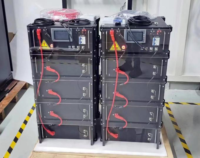 Desain Baru100Kwh 80Kwh 60Kwh 40Kwh Moumting Instalasi Lifepo4 Lithium Rack Mounted Battery Pack 1